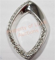 Sterling Silver Diamond Pendants