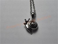Snail Shaped Pendant Necklace