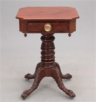 19th c. Classical New York Work Table