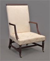 19th c. Sheraton Lolling Chair
