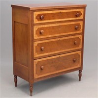 19th c. Federal Chest Of Drawers