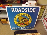Vintage Large Metal Kentucky Farm Bureau Sign