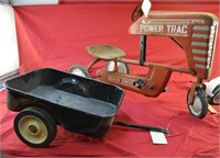 Power Trac 502 Chain Drive Pedal Tractor and Wagon