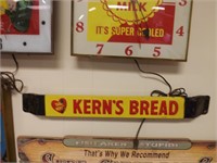 Vintage Kern's Bread Embossed Door Push Sign