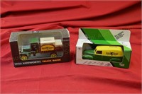 Kenworth & John Deere Coin Banks