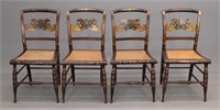 Set Of 19th c. Hitchcock Chairs