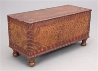 19th c. Paint Decorated Blanket Chest