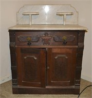 Antique Victorian Style Marble Top Wash Stand