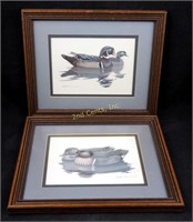 2 Richard Sloan  Mallard & Wood Duck Prints