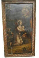 Tom Glavines Antique Door Jesus Painting