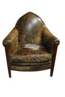 Tom Glavines Gothic Leather Chair