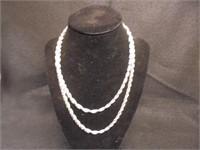 35"  .925 Italy Silver Necklace