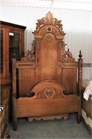 Victorian High Back Bed