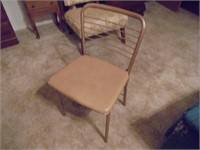 Vintage Metal Padded Chair