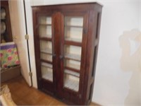 Antique 5 shelf cabinet