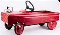 Vintage Red Fire Fighter Pedal Car