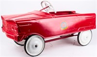 Vintage Red Fire Fighter Pedal Car Mesa FD