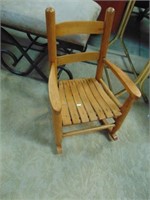 Very Cute Little Wooden Rocking Chair