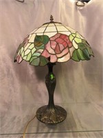 Tiffany Style Lamp -Some Damage to Shade