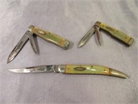 3 Winchester Pocket Knives -some rust