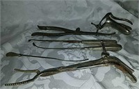 Antique obgyn surgical tools