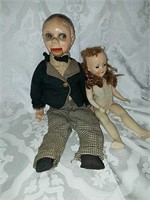 Antique Ventriloquist and creepy baby
