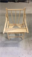 Antique Wood Child’s potty chair 22 1/2