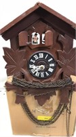 Vintage German Made Small  Wooden Coo-Coo Clock