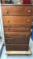 Wood Chest of Drawers 6 drawers