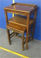 1940s telephone stand & seat (stand: 28 inch tall)