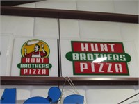 Hunt Brother's Acrylic Pizza Sign