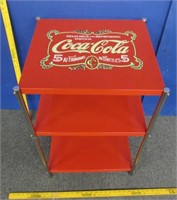 3 tier coca cola shelf - great shape