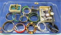 vintage bracelets -watches -bracelet/earring set