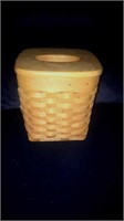 Longaberger 1998 Tissue Basket w/Woodcraft Lid