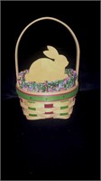Longaberger 1999 Small Easter Basket w/Liner,