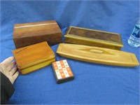 wooden dress boxes -card box -sears playing cards