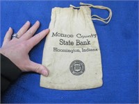 "monroe county state bank bloomington, ind" bag