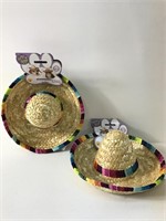 New Pet Sombreros With Neck Straps