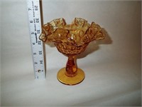 Fenton Amber vase as shown