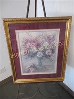 Lena Liu Framed Signed Print #1899/2500 Floral