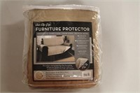 Furniture Protector Brown 92" Sofa Cover
