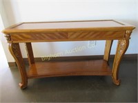 Wooden Sofa Table Approx 51" wide x 19" x 29" tall