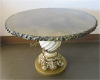 Round Table w/ Ornate Pedestal