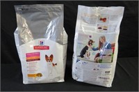 (2) Hill's Science Diet Dog Partial Bag of Food