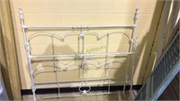 52 inch antique iron bed with side rails, it’s