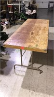 Plywood folding table 72 x 30, heavy duty, two of