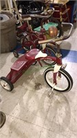 Vintage radio flyer tricycle with the bell, (793)