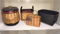 Four baskets believe they are workshop brand,