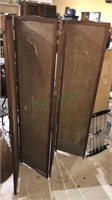 Four panel dressing screen, 58 tall and each