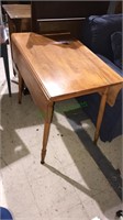 Maple drop leaf kitchen table, 30 x 36 x 21 and